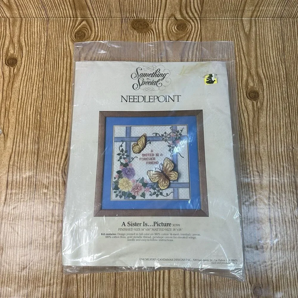 Vintage Something Special Needlepoint Kit #30399 A Sister Is… Picture New‎